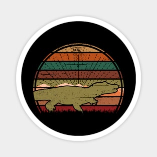 Alligator Sunset Magnet